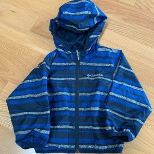 Blue Columbia light weight jacket 2T